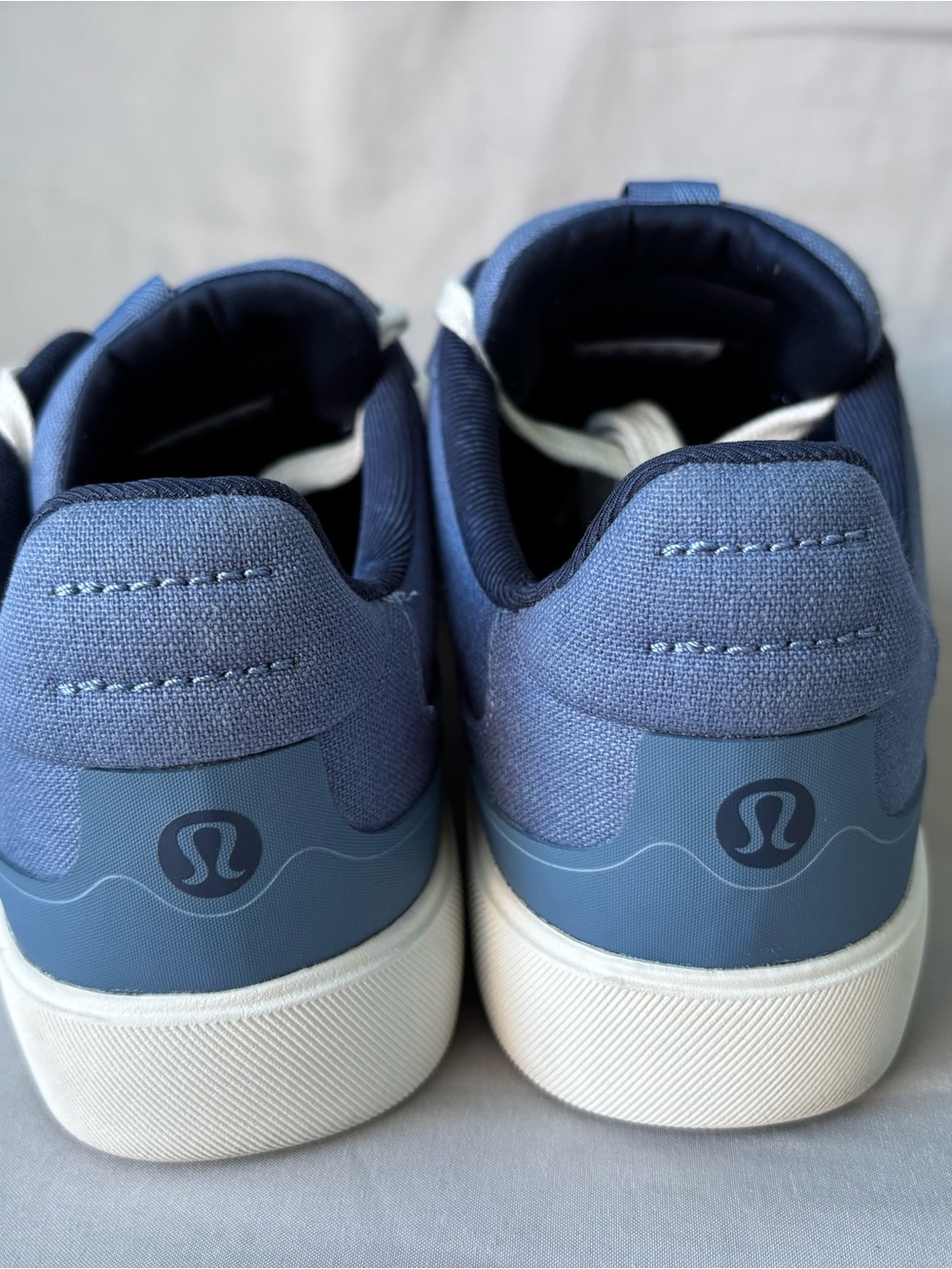 lululemon athletica Blue and White Women's Athletic Sneakers Size 9 - Picture 2 of 7